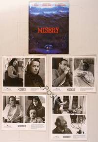 8g173 MISERY presskit '90 Rob Reiner, Stephen King, William Goldman, James Caan, Kathy Bates