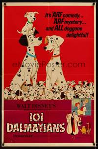 8h715 ONE HUNDRED & ONE DALMATIANS 1sh R72 most classic Walt Disney canine family cartoon!