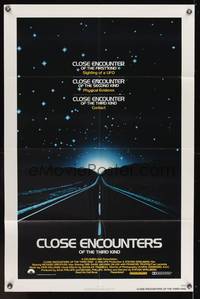8h201 CLOSE ENCOUNTERS OF THE THIRD KIND 1sh '77 Steven Spielberg sci-fi classic!