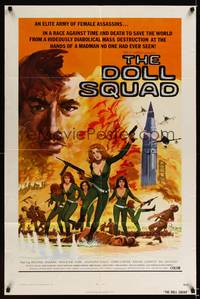 8h296 DOLL SQUAD int'l 1sh '73 Ted V. Mikels directed, action art of sexy lady assassins!