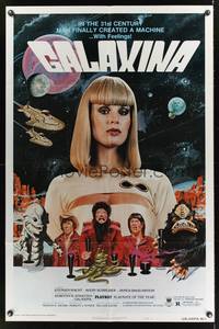8h392 GALAXINA style B 1sh '80 close-up of sexy Dorothy Stratten!