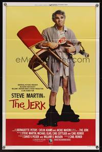 8h551 JERK int'l 1sh '79 wacky Steve Martin is the son of a poor black sharecropper!
