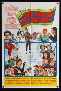 8h643 MGM'S BIG PARADE OF COMEDY 1sh '64 W.C. Fields, Marx Bros., Abbott & Costello, Lucille Ball