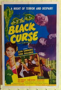 8h855 SO LONG AT THE FAIR 1sh R53 Terence Fisher, Jean Simmons, Dirk Bogarde, The Black Curse!