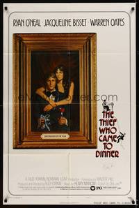 8h910 THIEF WHO CAME TO DINNER style B signed 1sh '73 by Ryan O'Neal, Jacqueline Bisset!