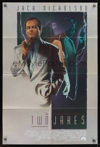 8h943 TWO JAKES int'l 1sh '90 really cool art of smoking Jack Nicholson by Rodriguez!