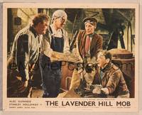 8j451 LAVENDER HILL MOB English LC '51 Charles Chrichton classic, Alec Guinness, Stanley Holloway