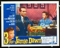 8j007 3 FOR JAMIE DAWN LC '56 close up of Laraine Day & Ricardo Montalban sitting at dinner table!