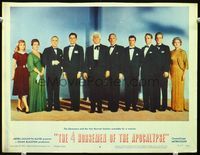 8j011 4 HORSEMEN OF THE APOCALYPSE LC #8 '61 great posed portrait of Ford & all top cast!