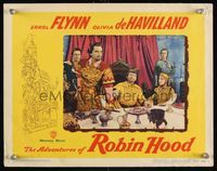 8j025 ADVENTURES OF ROBIN HOOD LC #2 R48 Olivia De Havilland, Basil Rathbone & Claude Rains!