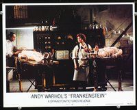 8j049 ANDY WARHOL'S FRANKENSTEIN LC #8 '74 Paul Morrisey, Udo Kier with naked bodies in lab!