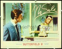 8j116 BUTTERFIELD 8 LC #2 '60 Laurence Harvey learns that Elizabeth Taylor is not for sale!