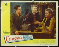 8j117 CALIFORNIA LC #5 '46 close 3-shot of Ray Milland, Barry Fitzgerald & Frank Faylen!