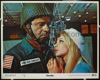 8j119 CANDY LC #5 '68 super close up of General Walter Matthau & sexy Ewa Aulin!