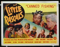 8j120 CANNED FISHING signed LC R51 by George Spanky McFarland, pictured with other Little Rascals!