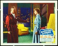8j159 DANCING IN THE DARK LC #3 '49 William Powell in silk robe with pretty Betsy Drake!