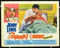 8j202 DISORDERLY ORDERLY LC #1 '65 wacky Jerry Lewis working on man in bed!!