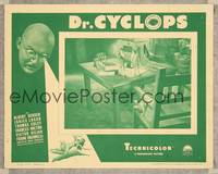 8j207 DOCTOR CYCLOPS LC R58 Schoedsack, cool image of tiny people standing on chair & table!