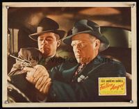 8j256 FALLEN ANGEL LC '45 Otto Preminger, c/u of Dana Andrews & Bickford fighting for gun in car!