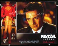 8j263 FATAL INSTINCT LC '93 close up of Armand Assante with sexy border art!