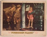 8j287 FORBIDDEN PLANET LC #7 '56 Nielsen & Stevens watch Robby the Robot & sexy Anne Francis!