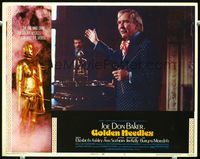 8j325 GOLDEN NEEDLES LC #7 '74 close up of Burgess Meredith in wacky jacket & tie!