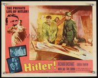8j360 HITLER LC #3 '62 Richard Basehart as Adolph as bunker crashes around him!
