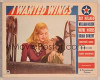 8j396 I WANTED WINGS LC '41 best close up of sexy Veronica Lake with Ray Milland in plane cockpit!