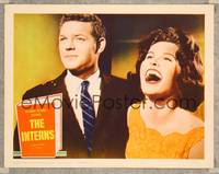 8j405 INTERNS LC '62 close up of James MacArthur & Stephanie Powers laughing!