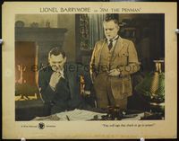 8j414 JIM THE PENMAN LC '21 super young Lionel Barrymore is forced to sign a check or go to jail!
