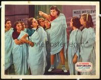8j420 KEEP SMILING LC '38 Jane Withers & school girls wearing sheets like togas!