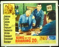 8j427 KING OF THE ROARING 20'S LC #3 '61 David Janssen as Arnold Rothstein with Mickey Rooney!
