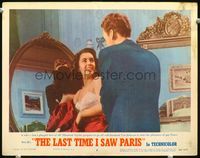 8j449 LAST TIME I SAW PARIS LC #6 '54 Elizabeth Taylor is a playgirl and the wife of Van Johnson!