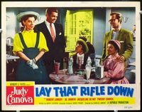 8j453 LAY THAT RIFLE DOWN LC #7 '55 Judy Canova looks at family with ice cream sodas in shop!