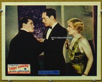 8j459 LIGHT FINGERS LC '29 jewel thief Ian Keith with pretty Dorothy Revier & another man!