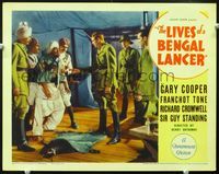 8j468 LIVES OF A BENGAL LANCER LC '34 scared Arab prisoner is brought before Gary Cooper!