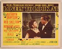 8j484 LOVELY TO LOOK AT LC #4 '52 romantic close up of Kathryn Grayson & Howard Keel!