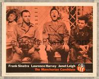 8j510 MANCHURIAN CANDIDATE LC #5 '62 Frank Sinatra, Laurence Harvey, John Frankenheimer!