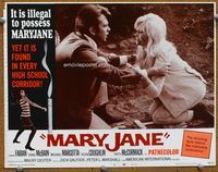8j514 MARY JANE LC #2 '68 close up of Fabian holding pretty female teen pothead!