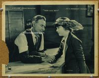 8j526 MISS LULU BETT LC '21 close up of Charles Ogle consoling Lois Wilson!