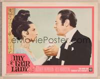 8j550 MY FAIR LADY LC #2 '64 great close up of Audrey Hepburn dancing with Rex Harrison!