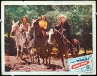 8j603 OUTLAW BRAND LC '48 Jimmy Wakely, Cannonball Taylor & Kay Morley on horses!