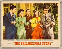 8j617 PHILADELPHIA STORY LC #4 R55 Katharine Hepburn, Cary Grant, James Stewart, Ruth Hussey