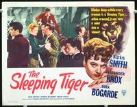 8j693 SLEEPING TIGER LC '54 Joseph Losey, sexy Alexis Smith is a saint turned sinner!