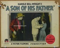 8j700 SON OF HIS FATHER LC '25 Warner Baxter arrives in time to save Bessie Love from bad guy!