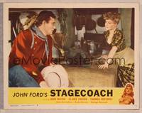 8j707 STAGECOACH LC #8 R48 John Ford classic, c/u of John Wayne & Claire Trevor!