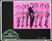 8j734 THAT'S ENTERTAINMENT LC #6 '74 Clark Gable singing & dancing w/6 girls from Idiot's Delight!