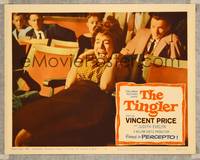 8j746 TINGLER LC #7 '59 William Castle, great close up of terrified girl in audience screaming!