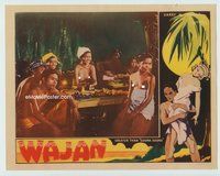 8j769 WAJAN LC '33 topless laughing tropical nude Bali native women sitting at table!