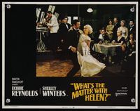 8j775 WHAT'S THE MATTER WITH HELEN LC #7 '71 Debbie Reynolds dancing with man in tuxedo!